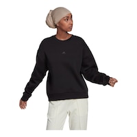 adidas Women's All SZN Sweatshirt Front_Flat