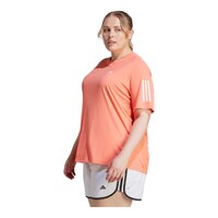 adidas Women's Plus Size Run OTR T Shirt Front_Three_Fourths_Angled_Left