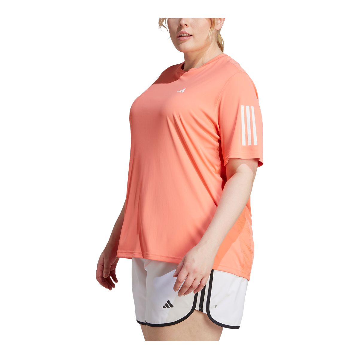 adidas Women's Plus Size Run OTR T Shirt