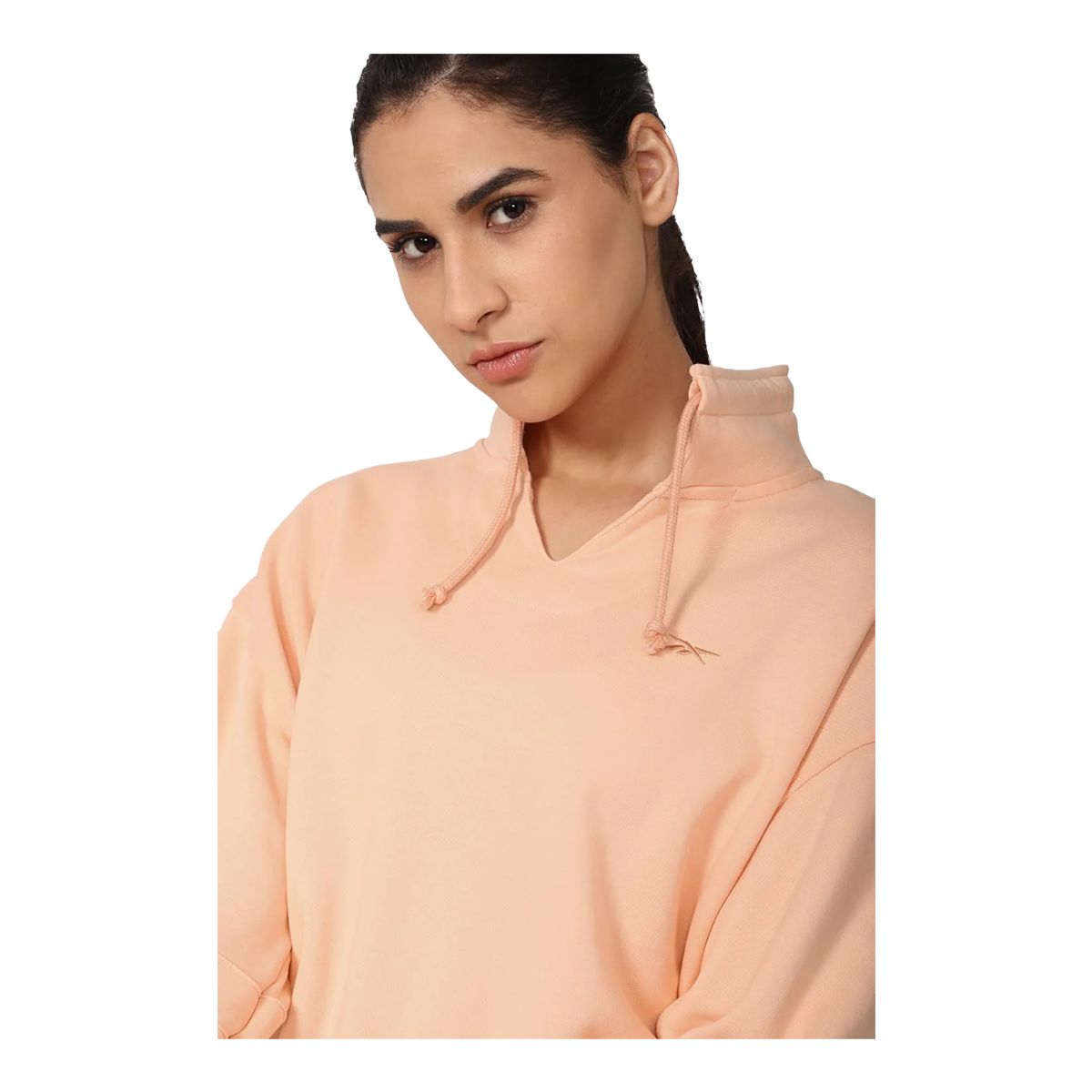 Reebok Women's Classics Wide Cotton French Terry Long Sleeve Shirt