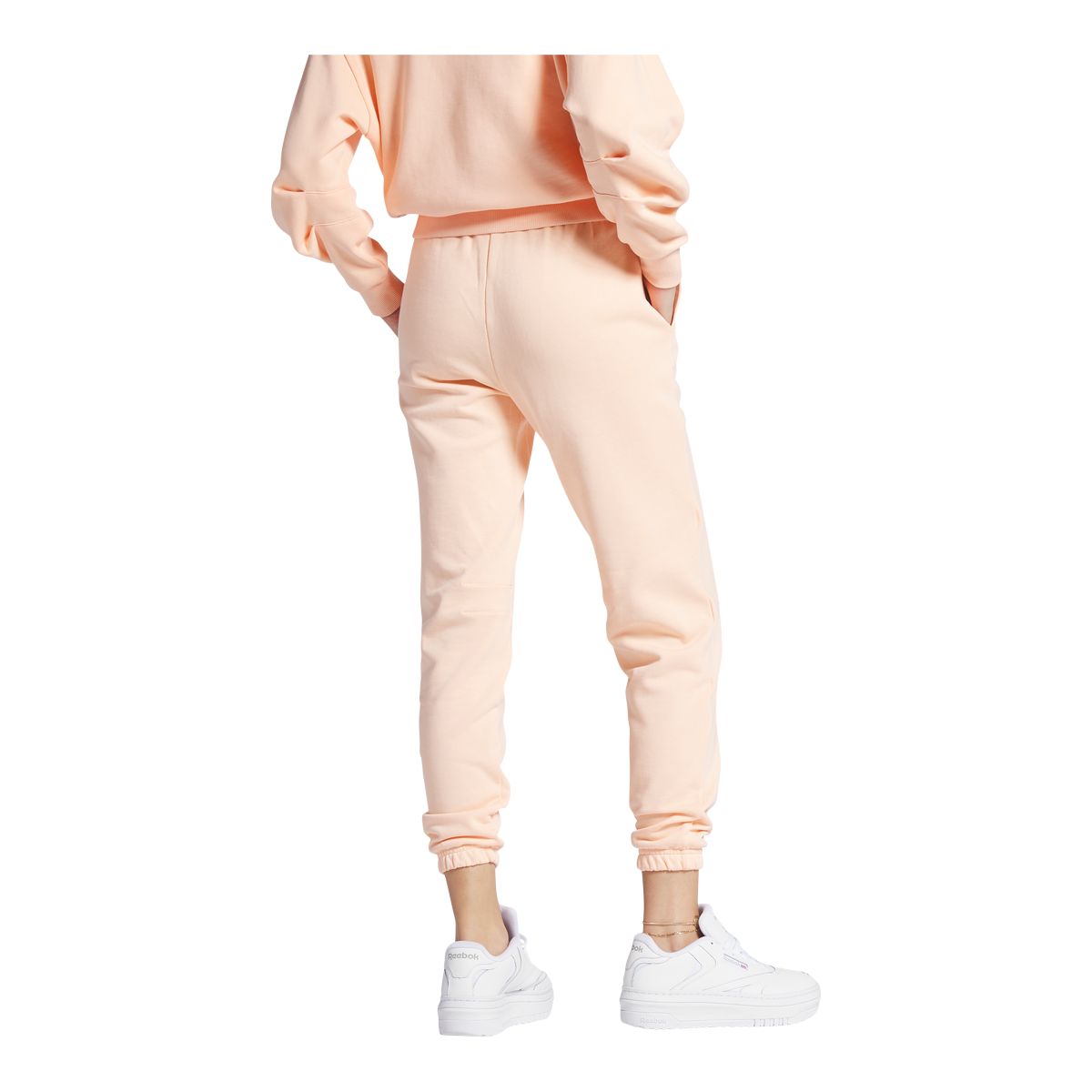Reebok Women's Slim Fit Jogger Pants - Mid Rise Waist Athleisure Sweatpants  for Women : : Clothing, Shoes & Accessories