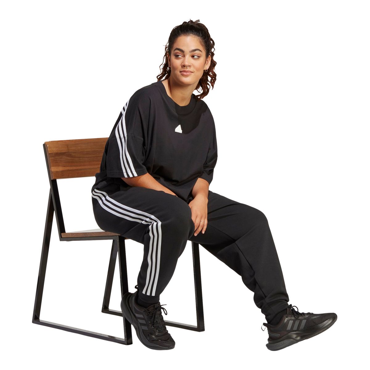 adidas Women's Plus Size WTR Icons Woven Pants