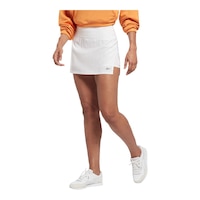 Reebok Women's Workout Vector Skort Front_Angled_Left