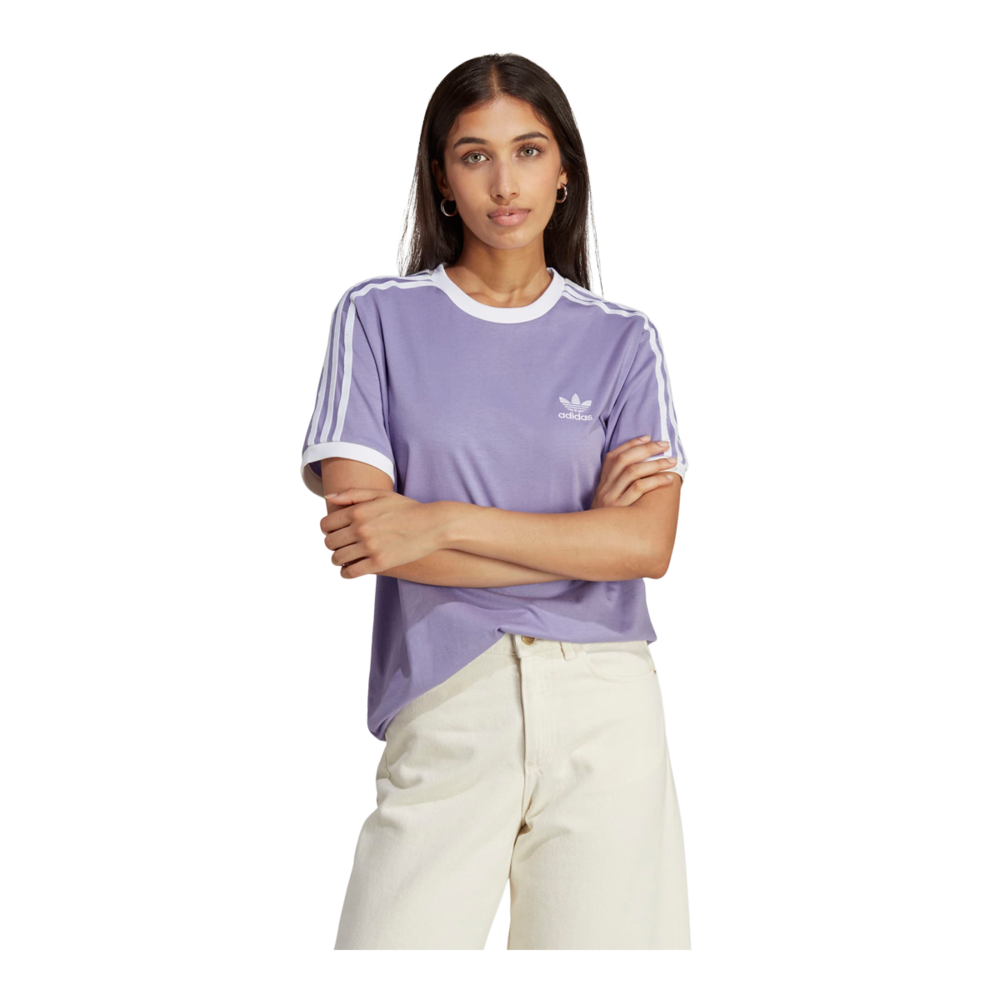 Geweldig Junior Speel Adidas Originals Women's TRF 3-Stripe T Shirt | Kingsway Mall