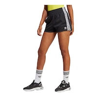 adidas Originals Women's 3-Stripe Shorts Front_Angled_Left