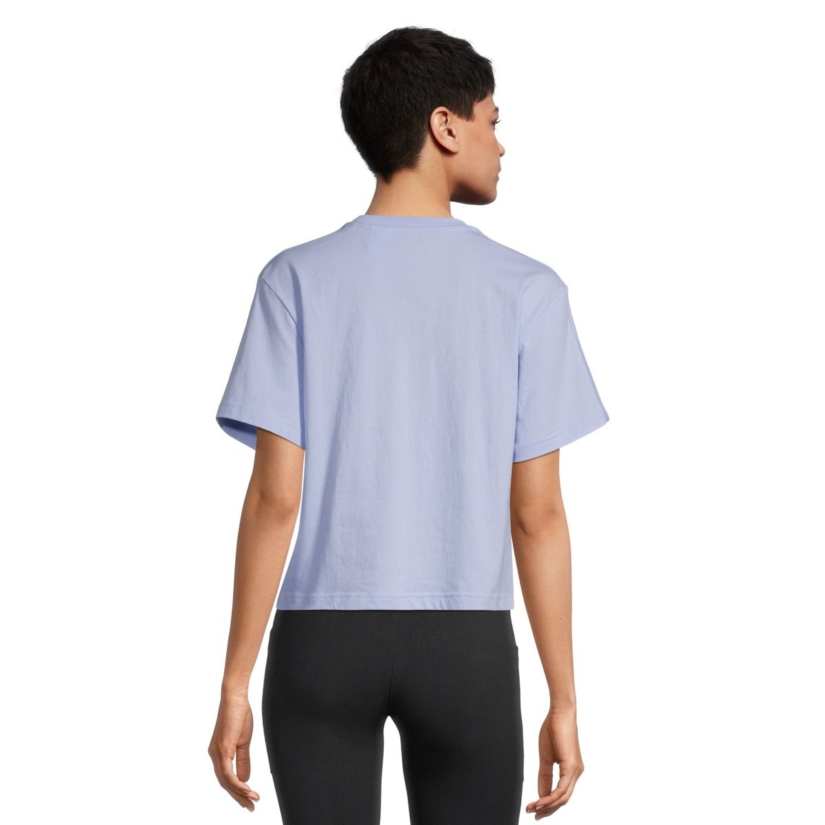 adidas Women's Sportswear 3-Stripes Cotton Jersey Crop T Shirt