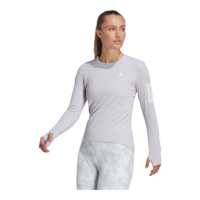 adidas Women's Run OTR Long Sleeve T Shirt Front_Angled_Left
