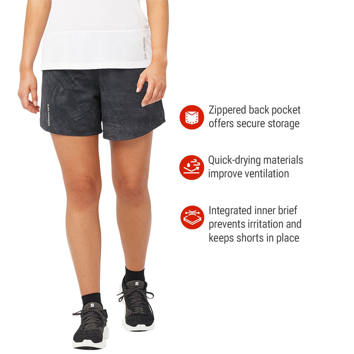 Salomon Women's Cross 5 Inch Shorts