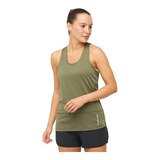 Salomon Women's Cross Run Tank Front_Angled_Left
