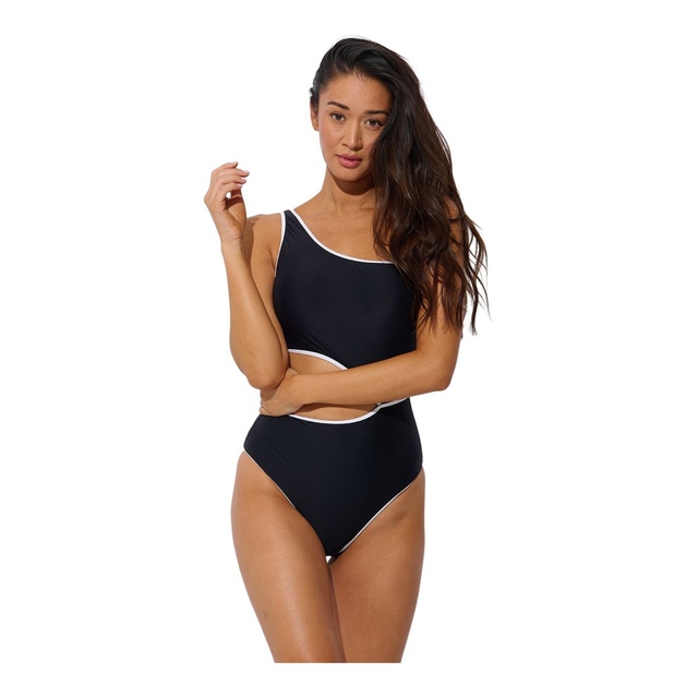 Everyday Sunday Women's Los Cabos One Shoulder One Piece Swimsuit