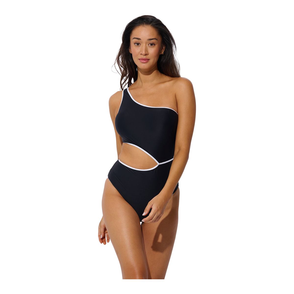 Everyday Sunday Women's Los Cabos One Shoulder One Piece Swimsuit