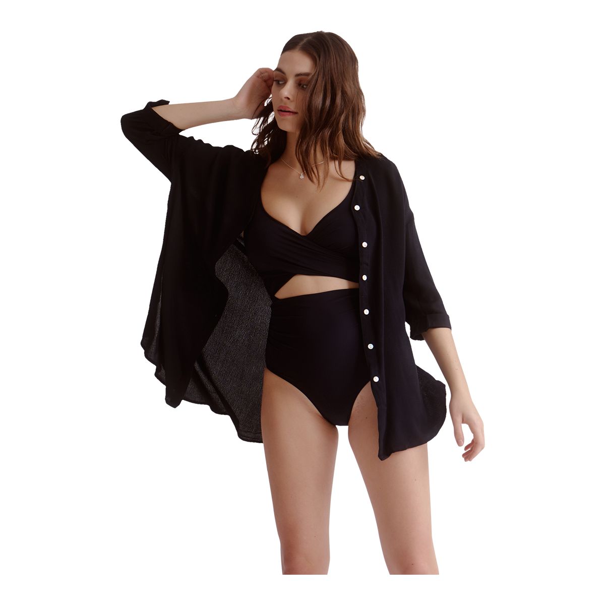 Everyday Sunday Women's Retro Cruise Cover Up Shirt