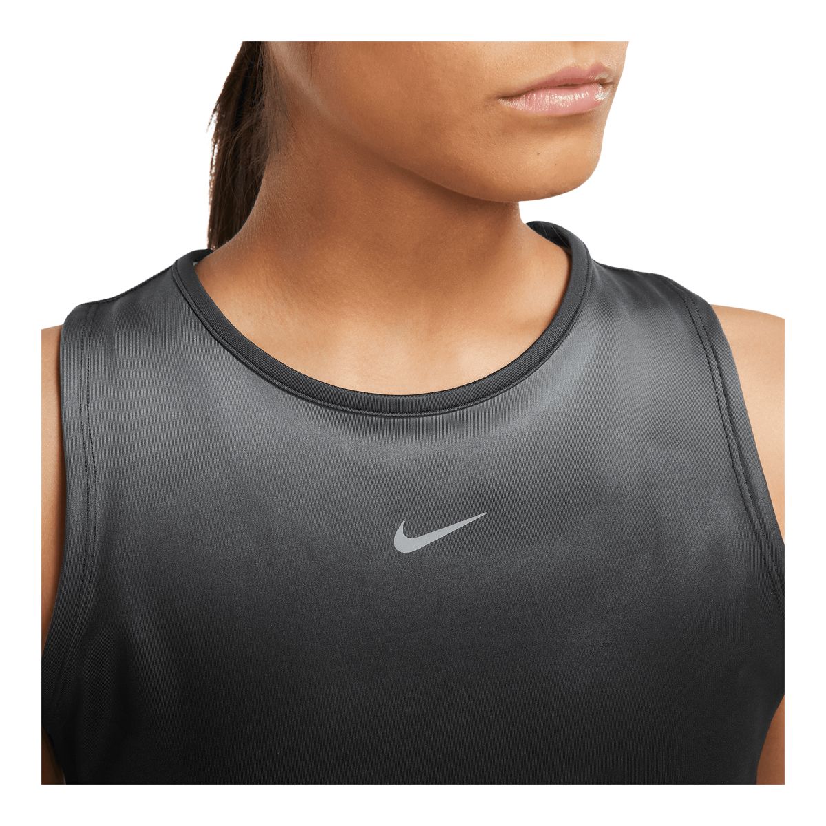 Nike Women's Dri-FIT Swoosh Printed Crop Tank