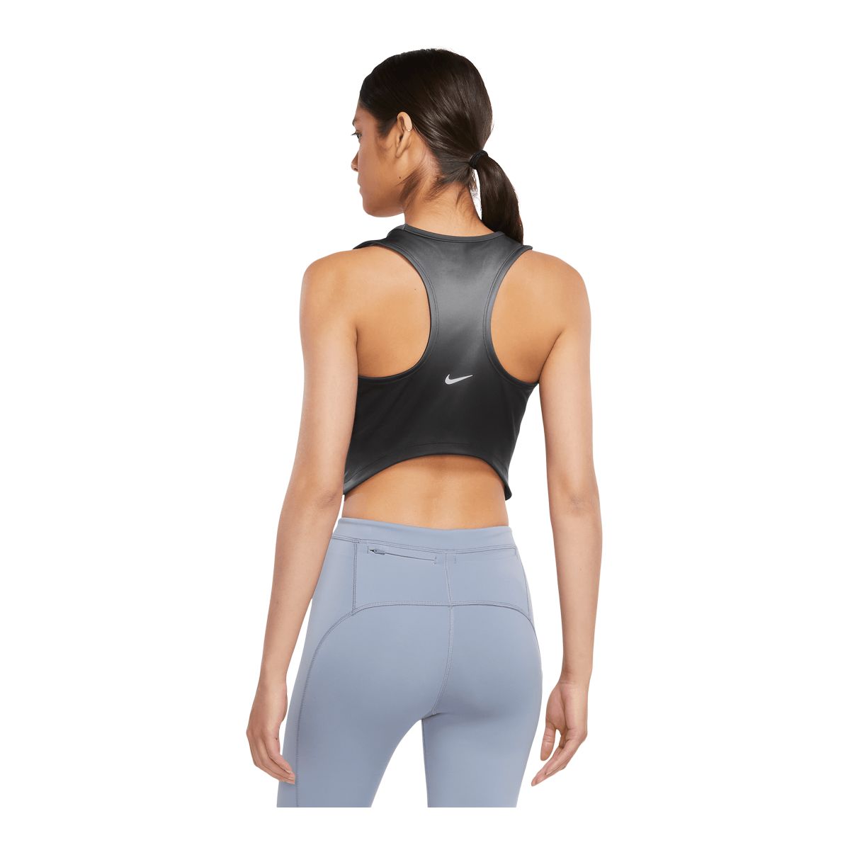 Nike Women's Dri-FIT Swoosh Printed Crop Tank