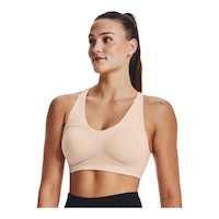 Under Armour Women's SmartForm Evolution Sports Bra Front_Angled_Left