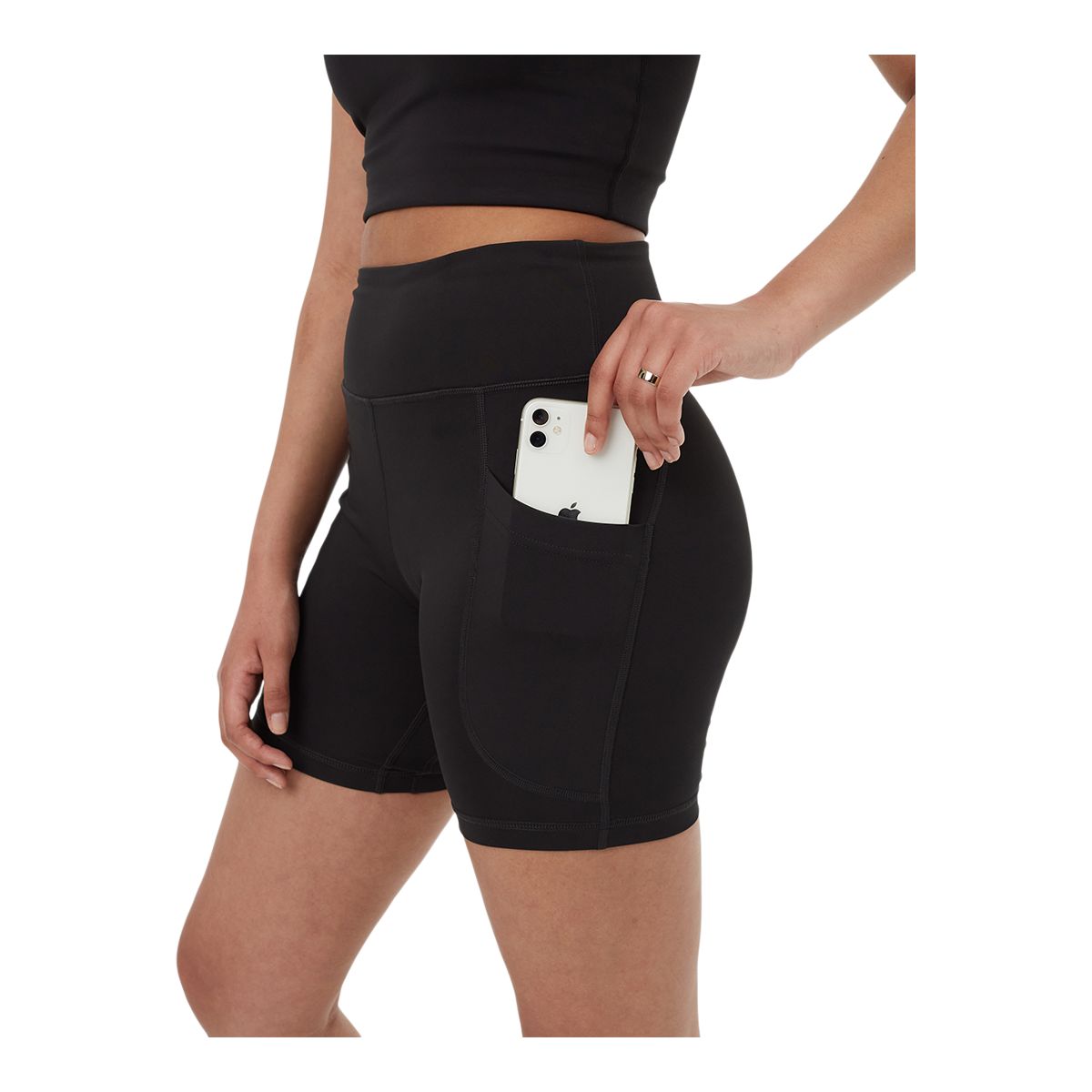 tentree Women's InMotion Pocket Bike Shorts