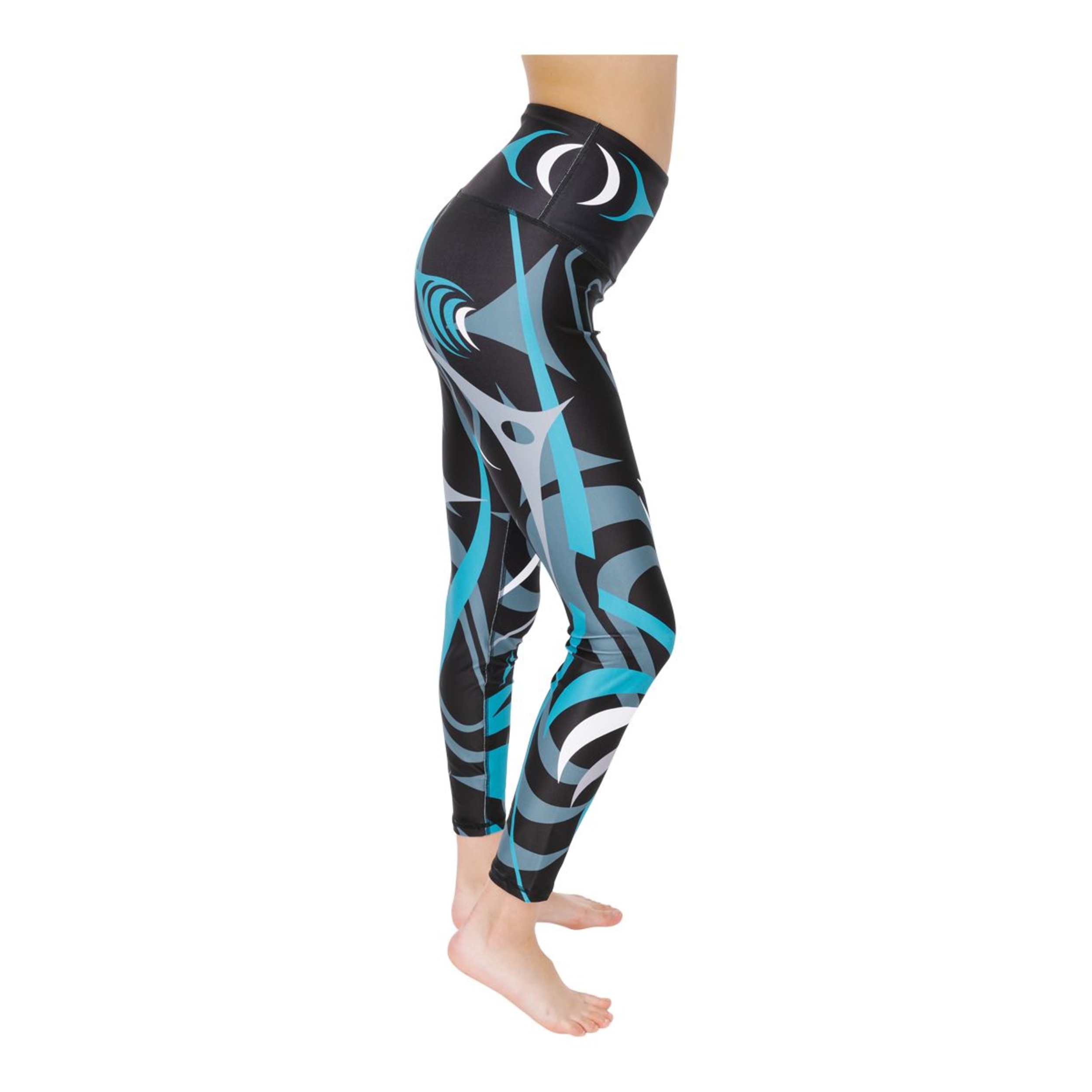 NoMiNoU Women's High Rise 28 Inch Sacred Salish Motion Tights | SportChek