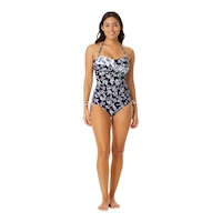 Anne Cole Women's TP Bandeau Liz Twist Swimsuit Top Front_Flat