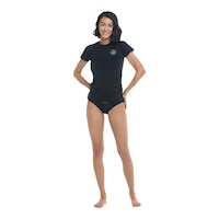 Body Glove Women's In Motion Rashguard Front_Three_Fourths_Angled_Left