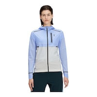On Women's Run Weather Jacket Front_Flat