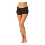 Anne Cole Women's Shortie Twist Front Swimsuit Bikini Bottom Front_Three_Fourths_Angled_Left