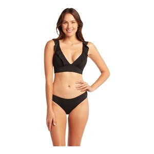 Sea Level Women's Essentials Frill Sports Bra Top
