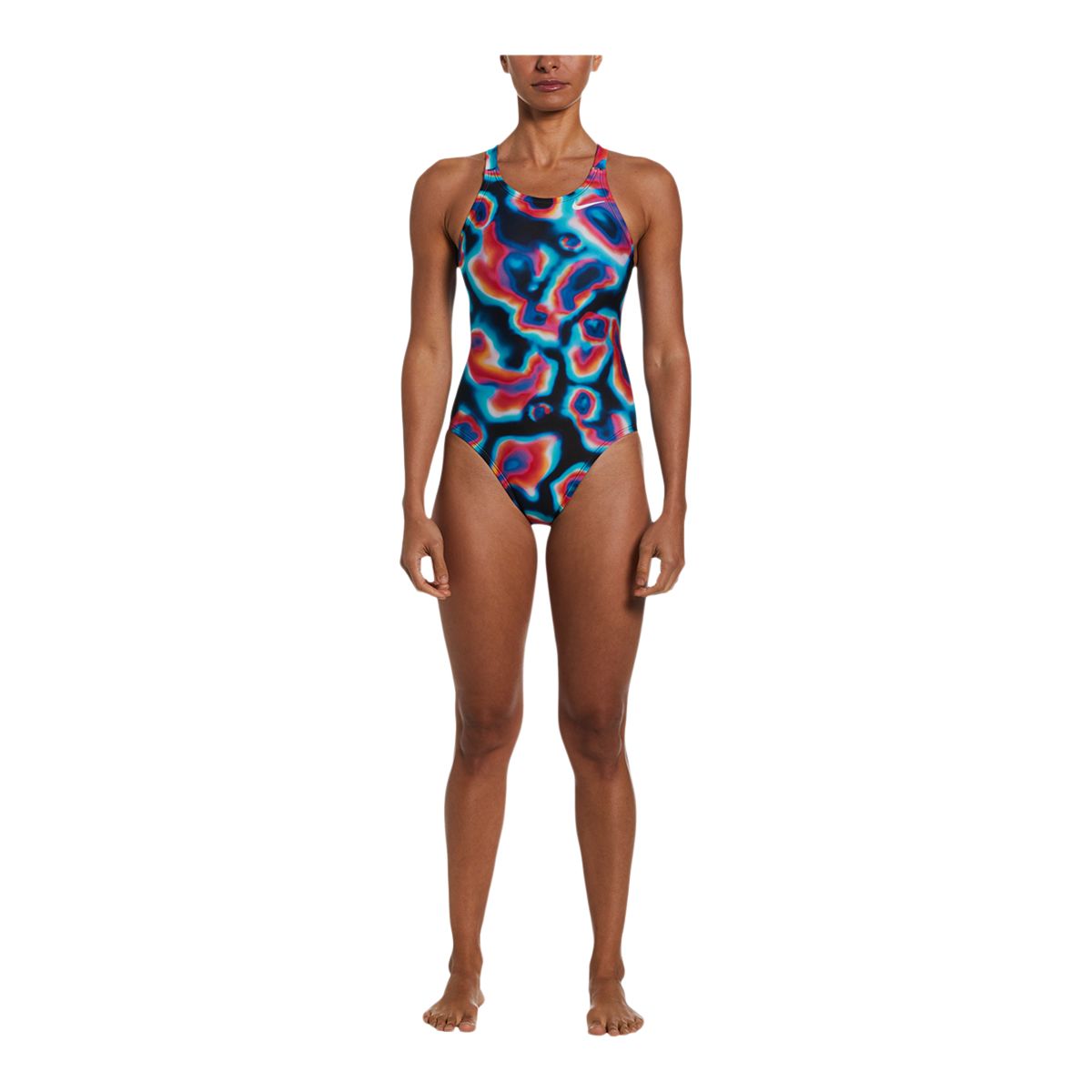 Nike big swoosh on sale swimsuit