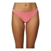 O'Neill Women's Saltwater Solids FLMNC Swimsuit Bottom Front_Flat