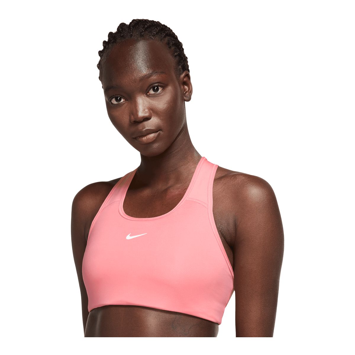 Nike Women's Swoosh Sports Bra, Medium Impact, Padded