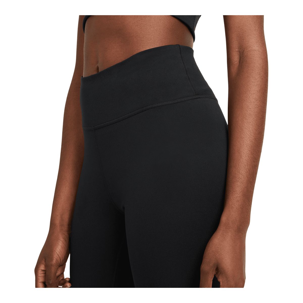 Women's leggings Nike One Dri-Fit Mid-Rise 7/8 Tight - black/white, Tennis  Zone