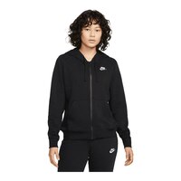Nike Women's Club Fleece Full Zip Hoodie Front_Flat
