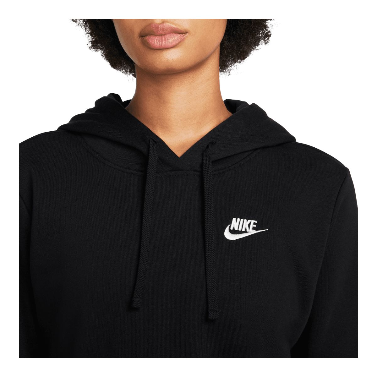 Nike women's club hot sale lace up sweatshirt