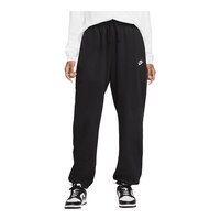Nike Women's Club Fleece Mid-Rise Oversized Pants Front_Flat