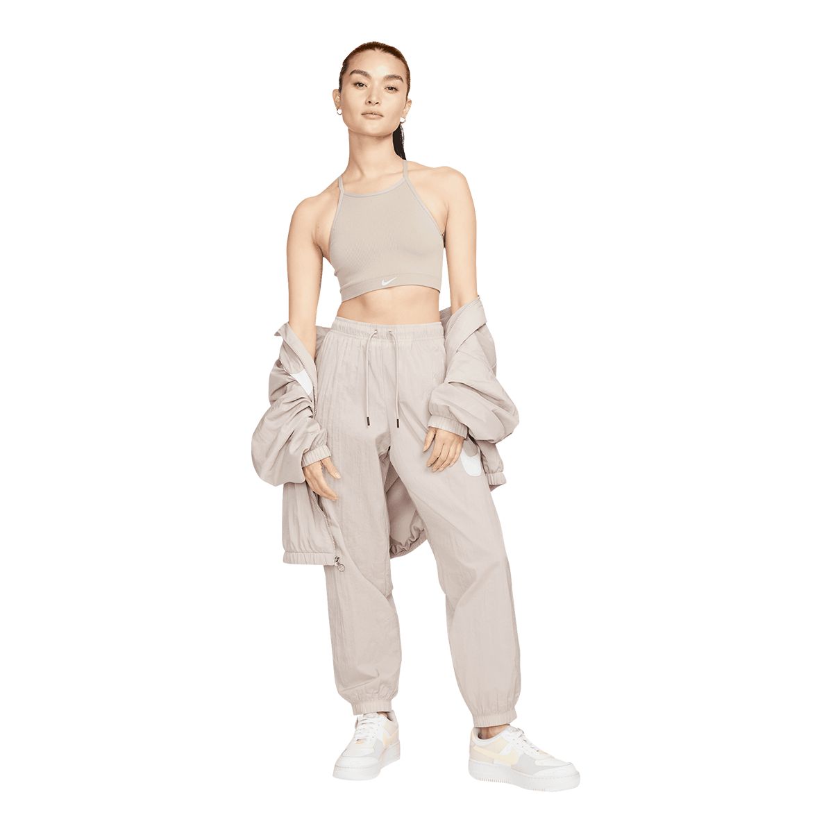 Nike Women's Dri-FIT Indy Seamless Rib Sports Bra Low