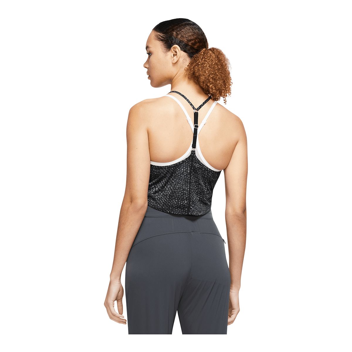 Nike Women's One Dri-FIT Crop All Over Print Tank