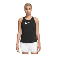 Nike Women's Run One Dri-FIT Swoosh HBR Tank Front_Flat