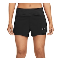 Nike Women's Run Swift Dri-FIT Mid-Rise 3 Inch 2 in 1 Shorts Front_Flat