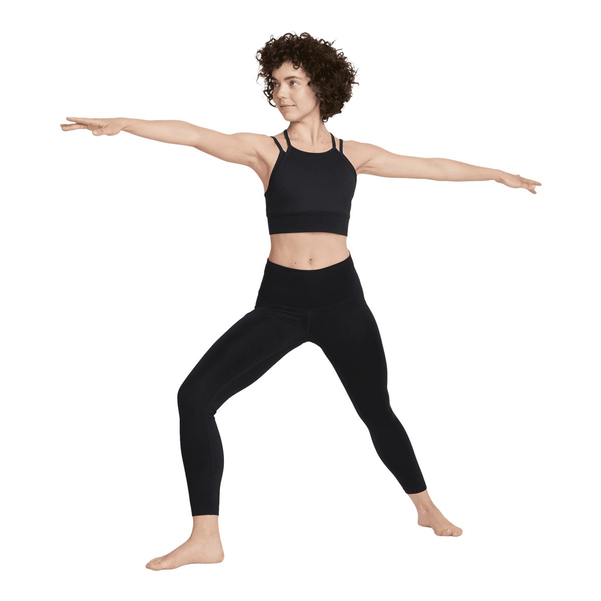 Nike Women's Dri-FIT Indy Strapy Longline Low Sports Bra