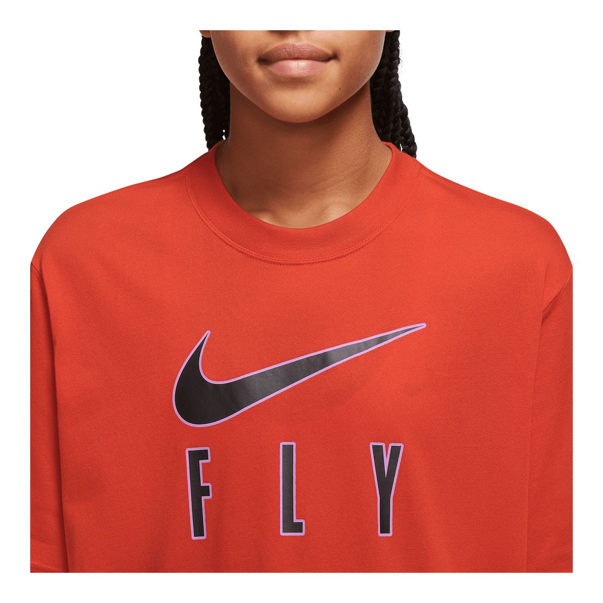Nike Women's Basketball Dri-FIT Swoosh Fly Boxy T Shirt