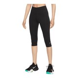 Nike Women's Plus Size One Dri-FIT Mid-Rise Capri Tights Front_Angled_Left