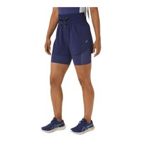 ASICS Women's Nagino 4 Inch Run Shorts Front_Angled_Left