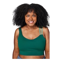 FWD Women's Push Asym Medium Sports Bra Front_Flat