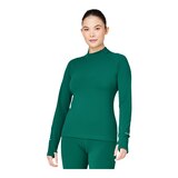 FWD Women's Push Winter Funnel Long Sleeve Shirt Front_Angled_Left