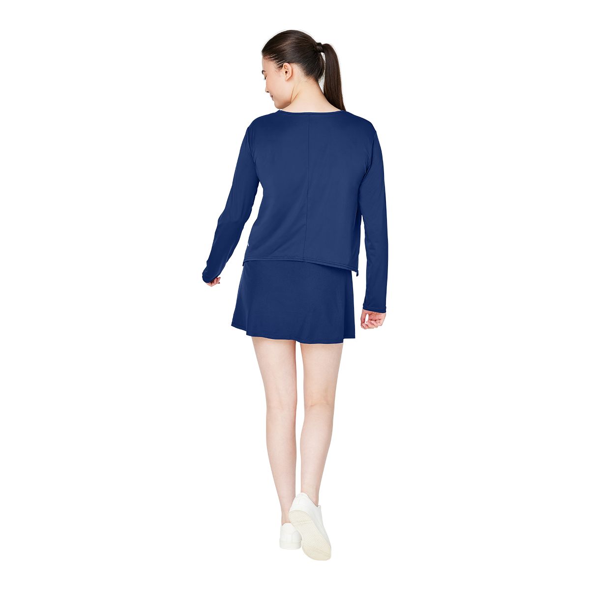 FWD Women's Plus Size Push Active Flow Long Sleeve Shirt