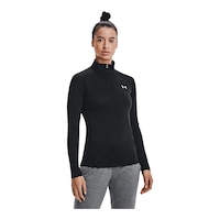 Under Armour Women's Tech™ 1/2 Zip Long Sleeve Top Front_Angled_Right