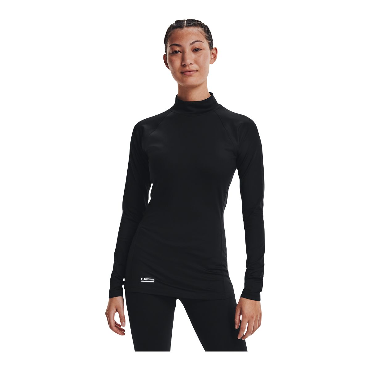 Under Armour Women's Tactical Mock ColdGear® Infrared Base T Shirt