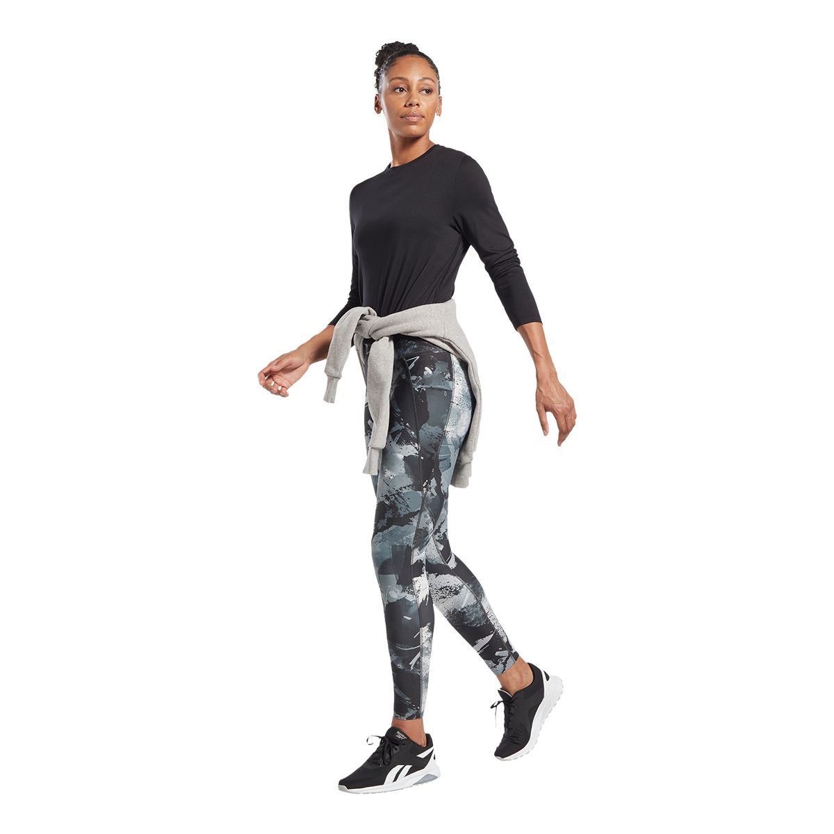 Reebok Women's Plus Size Activchill Dreamblend Long Sleeve T Shirt