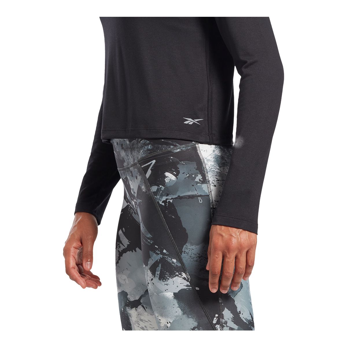 Reebok Women's Plus Size Activchill Dreamblend Long Sleeve T Shirt