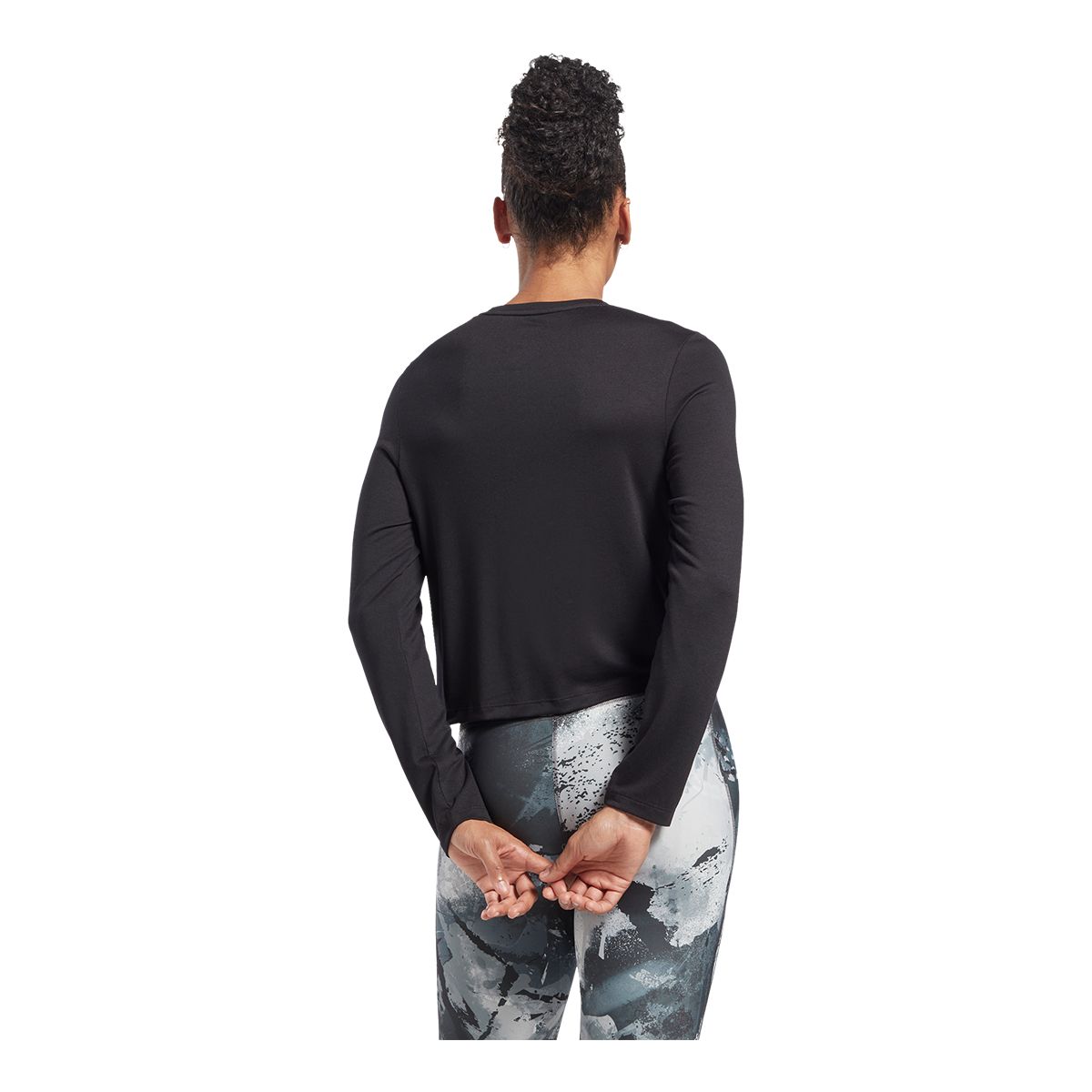 Reebok Women's Plus Size Activchill Dreamblend Long Sleeve T Shirt