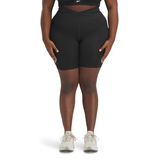 Reebok Women's Workout Basic Bike Shorts Front_Flat